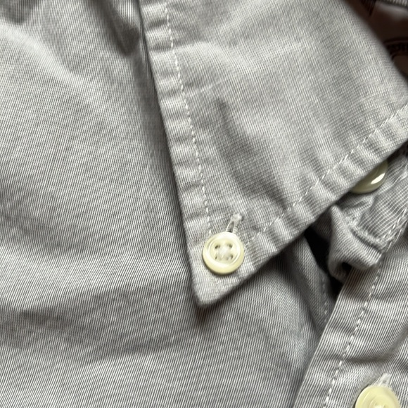 Grey Brooks Brothers short sleeve button down - Picture 3 of 3